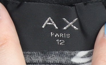 AX Paris schwarzes ärmelloses Kleid Damengröße 12 - Bild 3 von 12