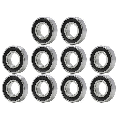 6201-8-2RS Ball Bearing 1/2" x 32mm x 10mm 6201 1/2" 2RS Rubber Sealed (PCs 10) - Picture 2 of 4