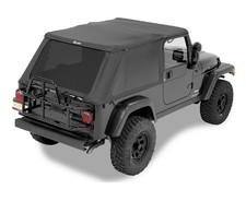 Bestop 56821-35 Black Diamond Trektop Slantback Soft Top for 04-06 Wrangler TJU