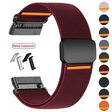 For Fitbit Versa 3 4 / Sense 2 1 Nylon Loop Watch Band Wristband Strap Bracelet