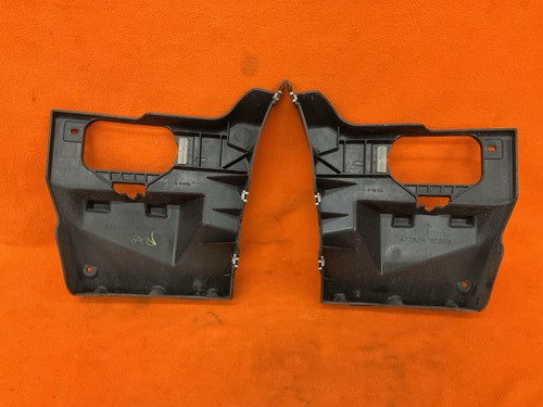 2010-2014 Ford Mustang Rear Left & Right Side Bumper Mount Bracket Pair OEM