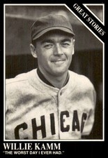 1991 The Sporting News Conlon Collection #166 Willie Kamm Chicago White Sox