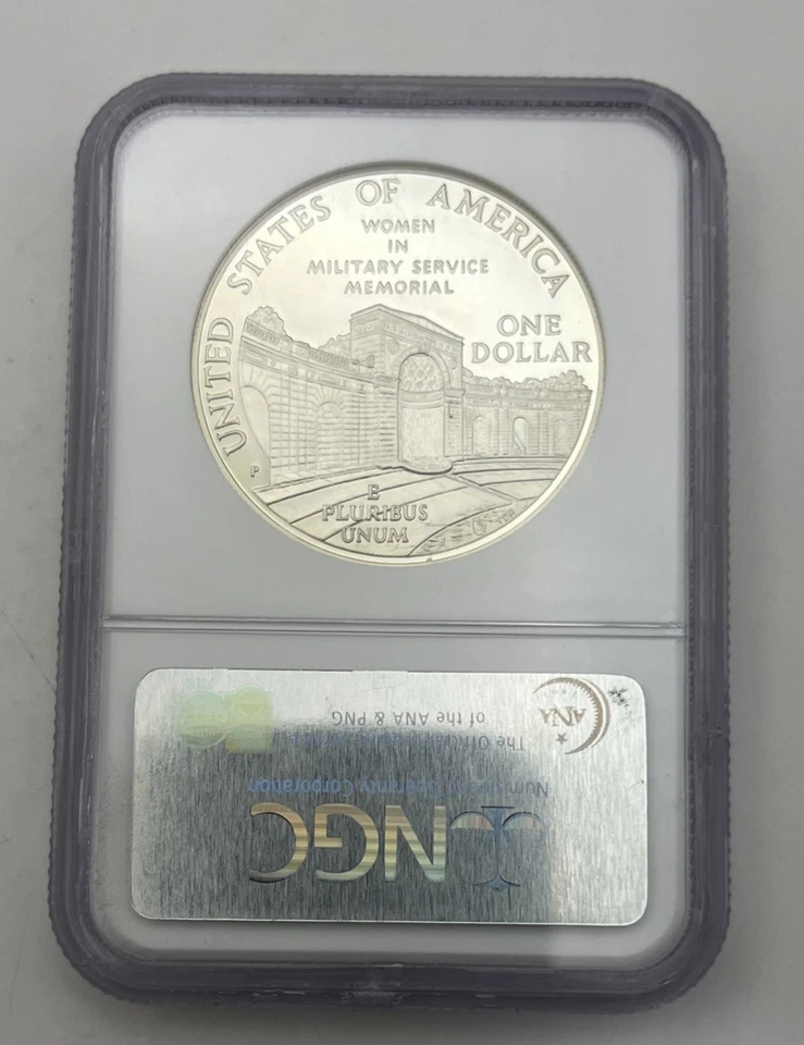 1999 P Women Veterans $1 PF 69 Ultra Cameo Silver - Image 2 of 2