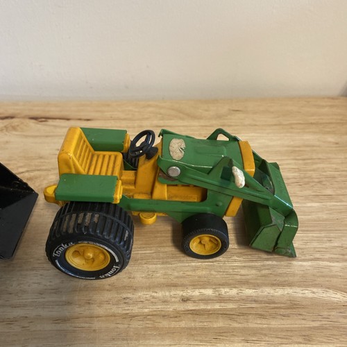 Vintage Tonka Farm Tractor And Digger X2 - Picture 8 of 10