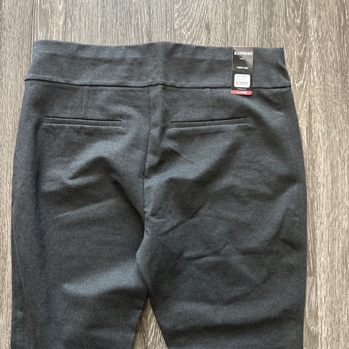 Pantalones Express Ponte para mujer XL grises elásticos pierna ajustada tobillo trabajo carrera - Imagen 4 de 6