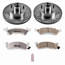 Power Stop Brake Kit For Chevy G10 Van 1972 1973 - Front Z26 Street Warrior
