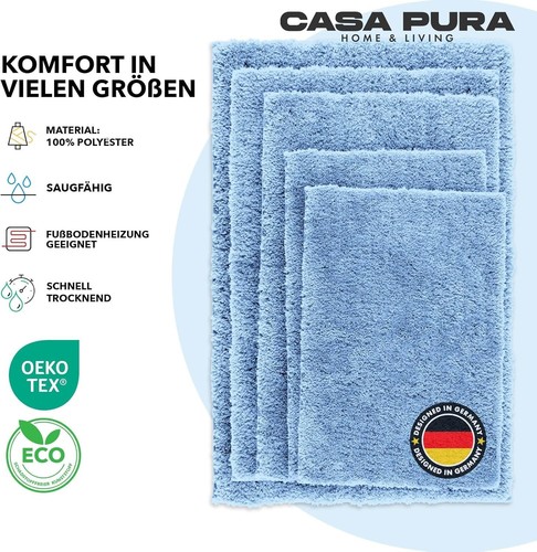 Badematten SKY UNI  Badematte Badteppich Badvorleger Duschvorleger, rutschfest - Bild 67 von 77