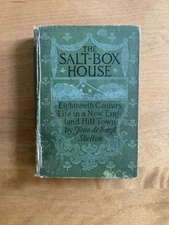 Antique RARE 1901 THE SALTBOX HOUSE Jane Shelton Ex Libris Book Library Discard
