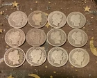 Barber 90% Silver Dimes Lot 1898 - 1916 Assorted Dates & Mints  *$1.20* F.V.