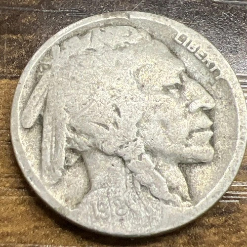 Restored 1918-D 5C Buffalo Nickel Actual Coin. Check My Other Coins Good Bargain