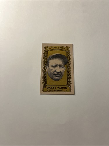 Dazzy Vance #28 1963 Bazooka All Time Greats card