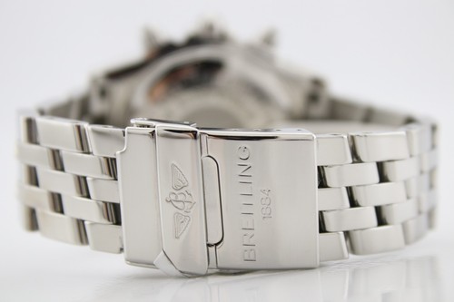 Breitling Chronomat Evolution Diamante Incrustado 44 mm Acero Esfera MOP A13356 - Imagen 9 de 11