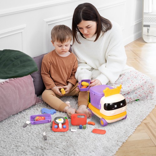1 Set Play Kitchen Toys Pretend Play Cooking Bench Accessories Kids Cooking - Picture 6 of 11