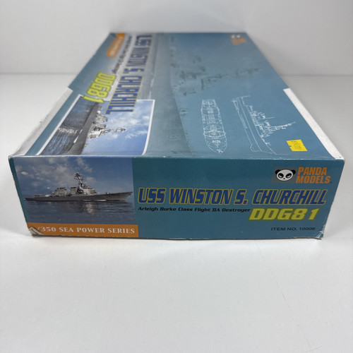 Panda 1:350 Scale U.S.S Winston S Churchill DDG81 Rare 10006 Sealed Bags Boxed - Picture 9 of 24