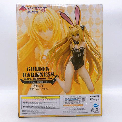 To Love Ru Golden Darkness Bare Leg Bunny ver. 1/4 Figure FREEing Japan Sealed - Picture 3 of 8