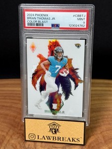 2024 Phoenix Brian Thomas Jr. Color Blast RC PSA MINT 9 Rookie #CBBTJ