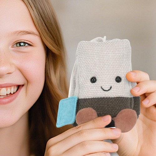 Jelly cat Amuseables Steepy Tea Bag Plush Pillow UK EXCLUSIVE Brand New 2025 - Picture 11 of 11