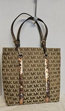Michael Kors Signature Print Tote Retail $228.00