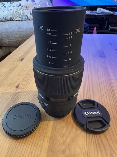 SIGMA for CANON 105mm 1:2.8 EX DG MACRO LENS - 105 mm f/2.8 - GOOD USED FREEPOST - Picture 2 of 16