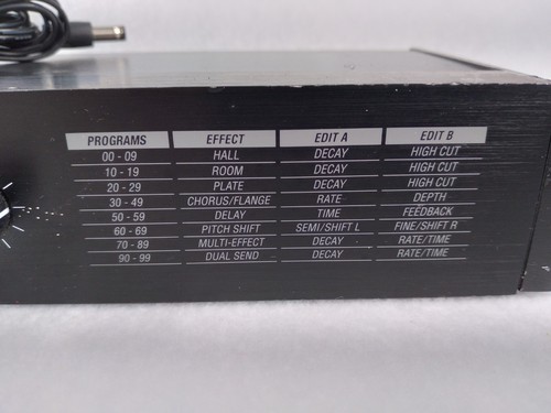 Alesis Microverb 4 Digital Reverb Effects Processor Tested & Working - Picture 6 of 13