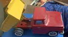 Tonka Dump Truck Red / Yellow Vintage Pressed Steel  1960'S