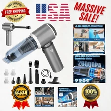 Handheld 20000pa Vacuum Cleaner with HEPA Filter - Perfect for Pets and More