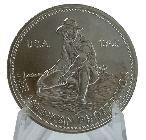 MS69 1985 Engelhard American Prospector 1 Troy Oz Silver