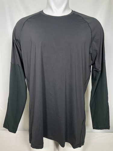 NIKE Pro Black Dri-Fit Long-Sleeved Running Training Shirt Men's XXL - Picture 1 of 12