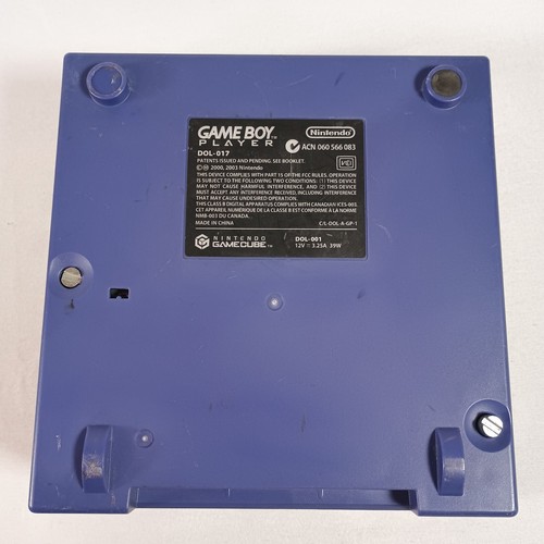 Nintendo GameCube Gameboy Player Adapter DOL-017 Purple Indigo Used Tested - Bild 6 von 6