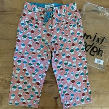 NEW Mini Boden Girls Pink Crop Capri Pants Sz. 10y In Package 