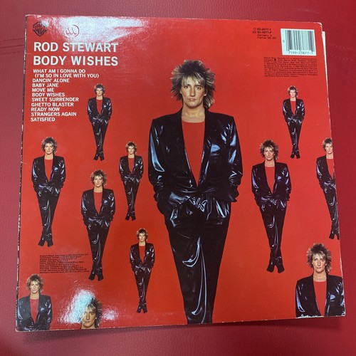 Rod Stewart- Body Wishes German 12” LP Vinyl (1983) - Picture 2 of 4