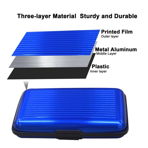 Men RFID Blocking Slim Minimalist Wallet Credit Card Holder Small Wallet Purse - Picture 5 of 27