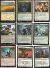 98 Magic: The Gathering Cards + Black Deck Box + Card Sleaves — photo 7