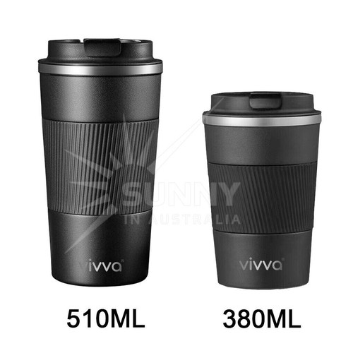 Coffee Mug Stainless Steel Double Wall Leakproof Travel Cup Insulated Reusable - Picture 11 of 54
