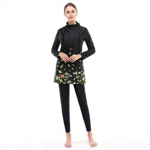Burkini Full Cover Swimsuit Hijab Swimwear Muslim Women Islamic Modest Beachwear - Picture 36 of 166