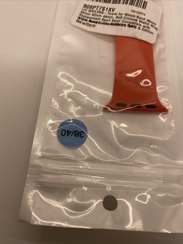 Sport Band for Apple Watch Series 38mm/40mm, S/M, Coral - Picture 4 of 7