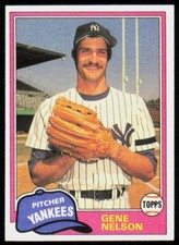 1981 Topps Traded Gene Nelson New York Yankees #809