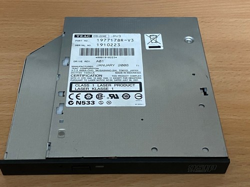 Teac CD-224E RV3-BLACK IDE CD-ROM DRIVE 1977178R-V3 - Picture 6 of 11