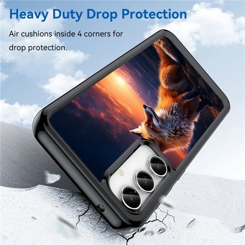 Non slip Case fox stands mountain alone For Samsung A15 A16 S23 S24 S25 Ultra FE - 第 15/25 張圖片