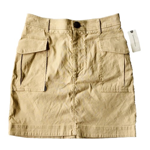 Anthropologie Maeve Cargo Mini Skirt Size XS Beige - Picture 5 of 11
