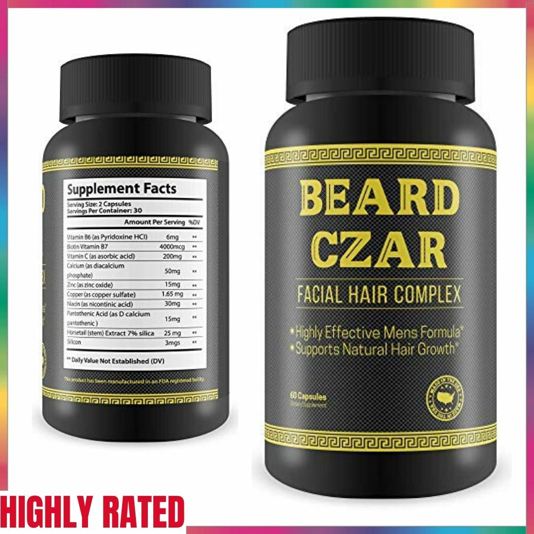 BEARD GROWTH VITAMINS Men Fuller Thicker Longer Bigger Facial Hair THE BEARDCZAR 653180277306 | eBay BEARD GROWTH VITAMINS Men Fuller Thicker Longer Bigger Facial Hair THE BEARDCZAR 653180277306 | eBay