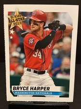2015 Sports Illustrated Si For Kids Bryce Harper ALL-STAR card No. 480 Rare