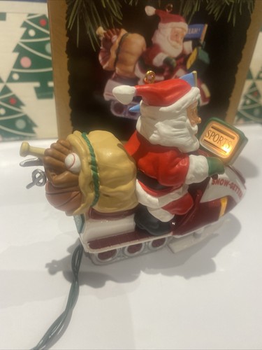 Santa’s Snow Getter magisches Licht Weihnachten Punze Andenken Ornament neu im Karton - Bild 6 von 12