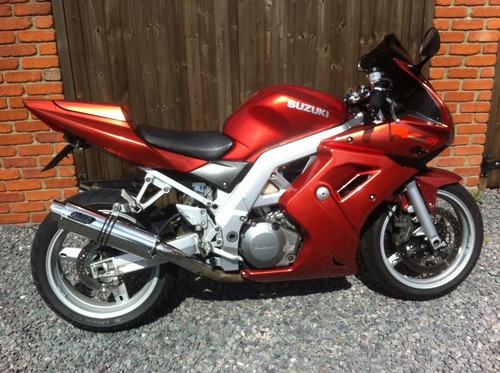 Suzuki SV 1000 2003-2007 A16 Stainless Road Legal Exhausts with Slashcut Outlets - Picture 2 of 3
