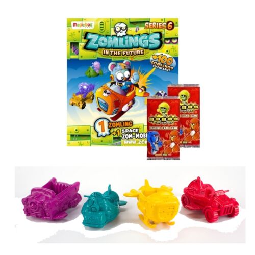ZOMLINGS IN THE FUTURE SERIES 6  ZOM-MOBILE PACKS ZOMLING MOBILES + 2 GoGo Cards - Picture 1 of 1