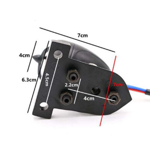 Soporte de luz trasera LED para matrícula de 12 V de montaje de motocicleta para bicicletas Harley - Imagen 2 de 4