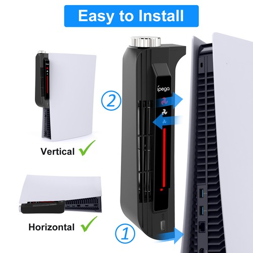 Cooling Fan for PS5 PlayStation 5 Console Game Host External Cooler Accessories - Picture 3 of 9