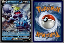 2021 Pokemon, Fusion Strike, #076/264 Crabominable V, Holo Ultra Rare