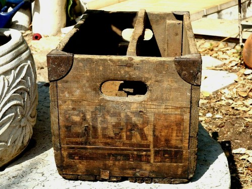 Rare antique wooden crate / box of Heineken beer Breweriana - Afbeelding 10 van 12