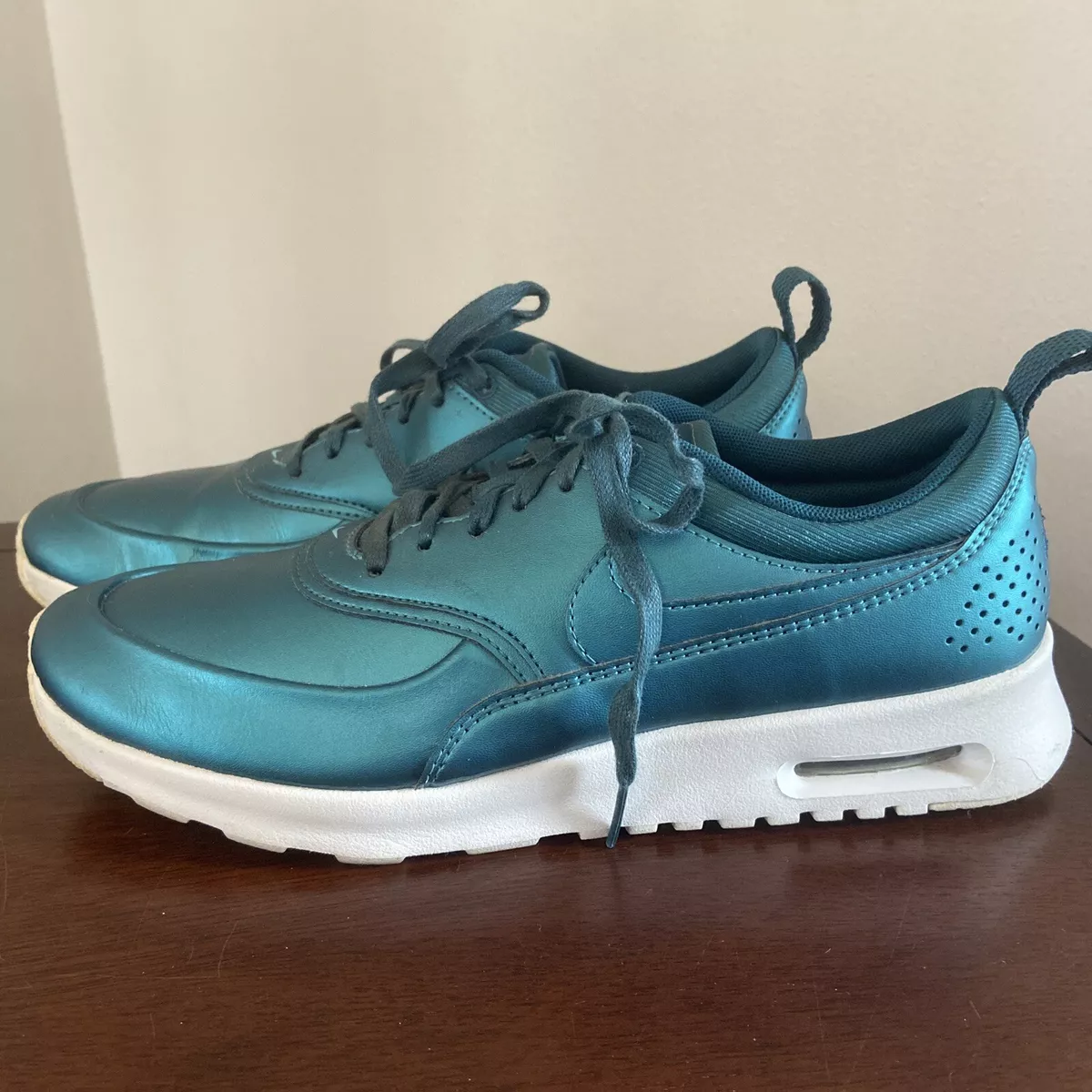 thee Uitgaand Aanpassen Nike Women&#039;s Air Max Thea Metallic Dark Sea Sneakers Shoes 861674-901 Size  9 | eBay